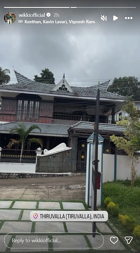 വിഘ്നേഷ് ശിവന്റെ ഇൻസ്റ്റഗ്രാം സ്റ്റോറി