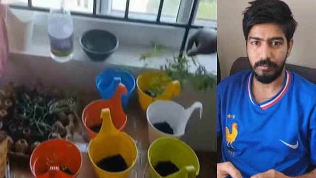 പകല് ഐടി കമ്പനി മാനേജര്, രാത്രി ഫ്ലാറ്റില് കഞ്ചാവു കൃഷി; പാലില് ചേര്ത്ത് കുടിക്കുമെന്ന് മൊഴി, അറസ്റ്റ്