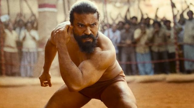 പർവതത്തിന്‍റെ കരുത്തുമായി രാം ചരണ്‍; പെദ്ധിയിലെ 'മസാ മസാ' ഗാനം, വിഡിയോ 