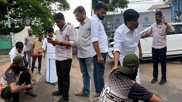 ബേക്കറി ജംഗ്ഷനിൽ വാഹനാപകടം; പരിക്കേറ്റ ഇരുചക്ര വാഹന യാത്രക്കാരന് രക്ഷകനായി കൃഷിമന്ത്രി ടി സിദ്ദിഖ് 