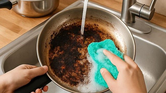 പാത്രം കരിഞ്ഞു പിടിച്ചോ? വൃത്തിയാക്കാൻ ചെറുനാരങ്ങയുടെ നീര്