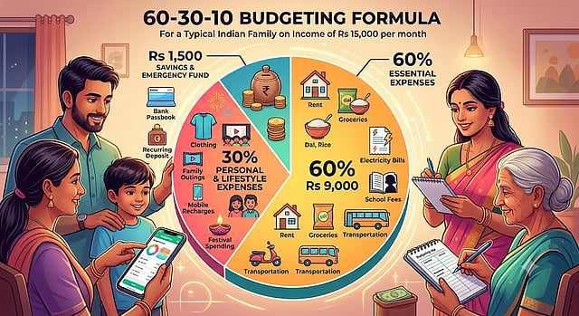 മാസം 15,000 രൂപയാണോ ശമ്പളം?, കടമില്ലാതെ ജീവിക്കാം; ഇതാ ഒരു ഫോര്മുല