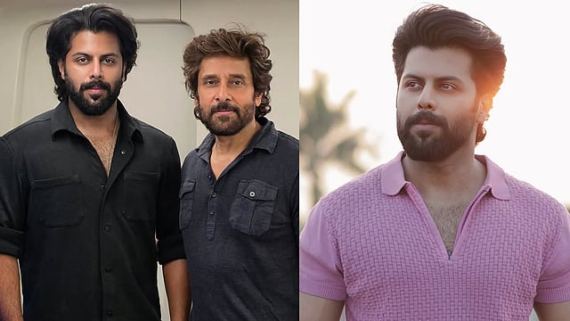 'ഞാൻ നിന്നെ പണ്ട് ഒരുപാട് എടുത്തോണ്ട് നടന്നതാ, ഓർമയുണ്ടോ ?'; വിക്രമിനെ കണ്ടുമുട്ടിയതിന്റെ സന്തോഷം പങ്കുവച്ച് അഭിമന്യു