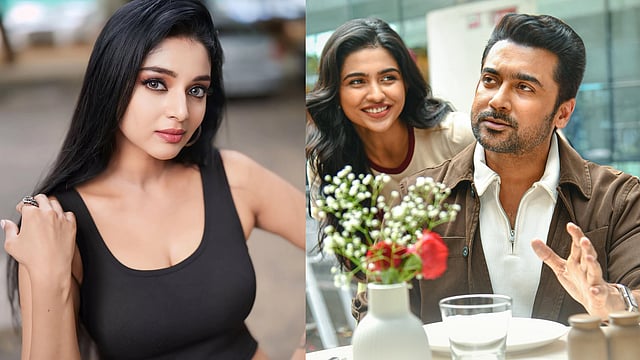 'മമിതയുടെ പേര് വെക്കാന് എന്താണ് തടസം?'; സൂര്യ ചിത്രത്തിന്റെ പോസ്റ്ററിനെതിരെ സനം ഷെട്ടി