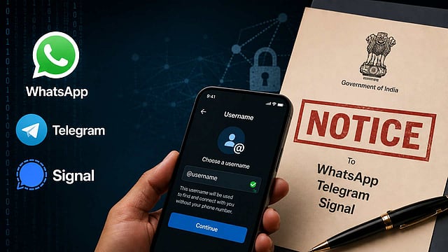 വാട്സ്ആപ്പിന് പിന്നാലെ ടെലഗ്രാമിനും സിഗ്നലിനും കേന്ദ്രത്തിന്റെ നോട്ടീസ്; യൂസര്നെയിം ഫീച്ചറില് ആശങ്ക
