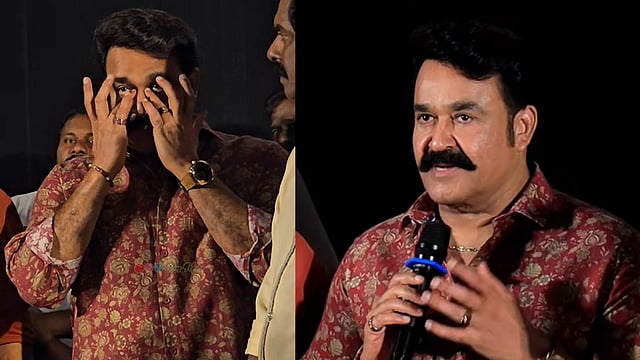'സങ്കടമുണ്ട്, കൂടെ അഭിനയിച്ച ഒരുപാട് പേർ ഇന്നില്ല, വളരെ ഇമോഷണൽ സിനിമയാണിത്'; 'കിരീടം' കണ്ട് കണ്ണ് നിറഞ്ഞ് മോഹൻലാൽ