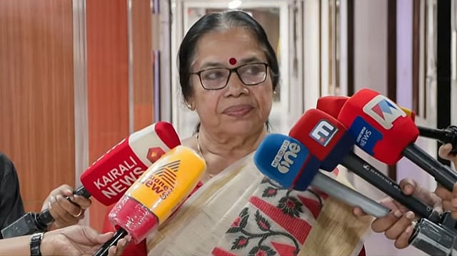 'ആവിലും ഇല്ല ദുനിയാവിലും ഇല്ല എന്ന മട്ടില് സംസാരിക്കരുത്'; കെ കെ രാഗേഷിനെ തള്ളി പി കെ ശ്രീമതി
