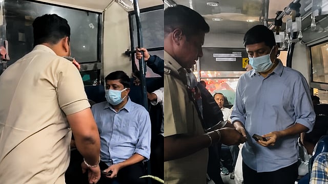 ചില്ലറയില്ലെന്ന് പറഞ്ഞ് മന്ത്രിയെ ബസിൽ നിന്ന് ഇറക്കിവിട്ടു;  കണ്ടക്ടർക്കും ഡ്രൈവർക്കും സസ്പെൻഷൻ