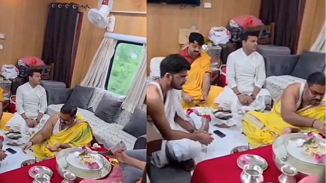 'ഓടുന്ന ട്രെയിനില് പൂജ, പൂജാരിക്കൊപ്പം വെള്ള വസ്ത്രം ധരിച്ച് നിരവധി ഭക്തര്'; വൈറല് വിഡിയോയില് വിശദീകരണവുമായി റെയില്വേ- വിഡിയോ