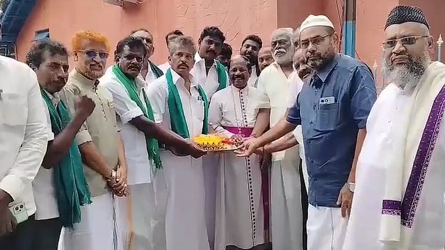 മുല്ലപ്പെരിയാർ വൃഷ്ടിപ്രദേശത്ത് കടുത്ത വരൾച്ച; മഴയ്ക്കായി തേക്കടിയിൽ സർവ്വമത പ്രാർത്ഥനയുമായി തമിഴ്‌നാട് കർഷകർ - വിഡിയോ
