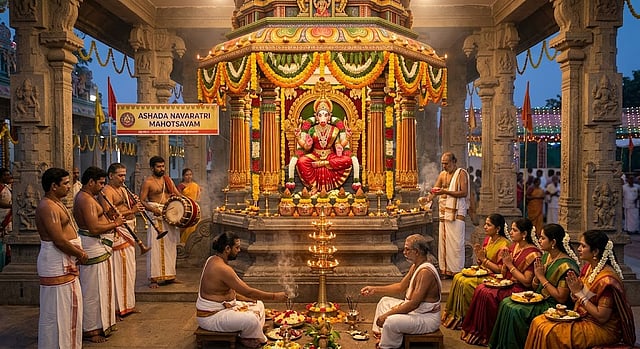 'അപൂര്വ പൂജകളും വിപുലമായ ഹോമങ്ങളും'; കേരളത്തിലെ ആദ്യ ആഷാഢ നവരാത്രി മഹോത്സവത്തിന് തുടക്കം