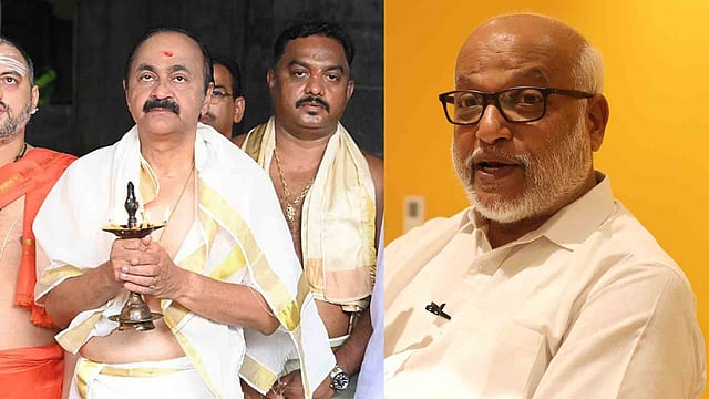 'ആരെങ്കിലും പറയുന്നത് കേട്ട് മുഖ്യമന്ത്രി പ്രതികരിക്കാന് പാടുണ്ടോ?'; സതീശന്റെ മൂകാംബിക സന്ദര്ശനത്തെ വിമര്ശിച്ചിട്ടില്ലെന്ന് എംഎ ബേബി