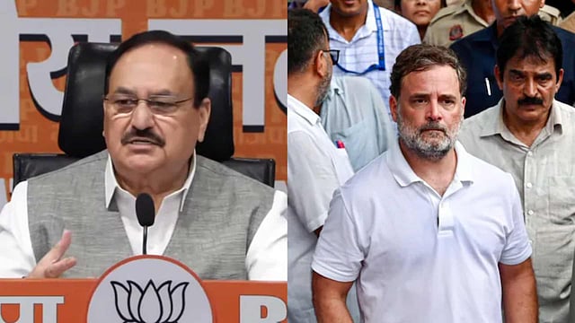 jp nadda rahul gandhi