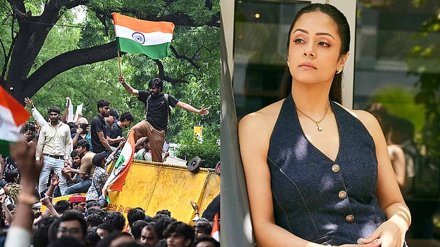 ധര്മേന്ദ്ര പ്രധാന് രാജിവെക്കുക, ജെന്-സികളെയോർത്ത് അഭിമാനിക്കുന്നു; മക്കളെ നിങ്ങളെപ്പോലെ വളര്ത്തണം: ജ്യോതിക