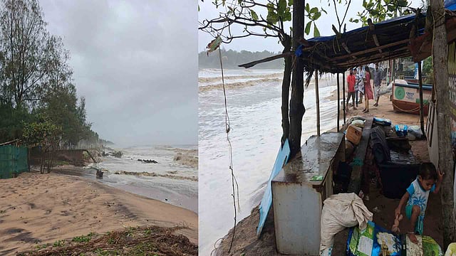 കാസർകോട് കടലാക്രമണം രൂക്ഷം; വീടുകൾ കടലെടുപ്പ് ഭീഷണിയിൽ, ബേക്കൽ ബീച്ച് മതിൽ തകർന്നു