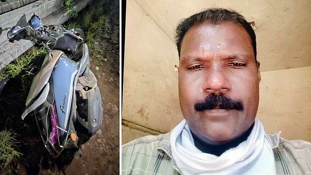 ഓവര്ടേക്കിങ്ങിനിടെ അപകടം; പാലക്കാട് തിരുവേഗപ്പുറയില് സ്കൂട്ടര് യാത്രക്കാരന് മരിച്ചു