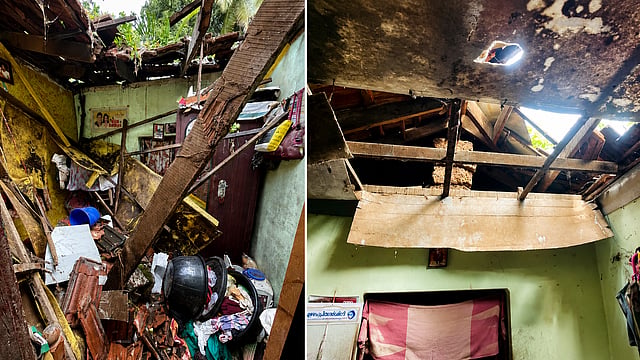 പഴയങ്ങാടിയിൽ കനത്ത മഴയിൽ വീടിന്റെ മേൽക്കൂര തകർന്നു വീണു; 7 വയസ്സുകാരൻ അത്ഭുതകരമായി രക്ഷപ്പെട്ടു
