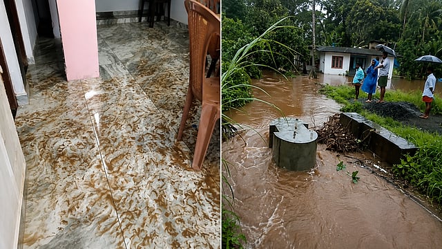 ഇടുക്കി കാമാക്ഷിയിൽ അശാസ്ത്രീയ ചെക്ക് ഡാം നിർമ്മാണം: വീടുകളിലും കൃഷിയിടങ്ങളിലും വെള്ളം കയറി; പ്രതിഷേധവുമായി നാട്ടുകാർ