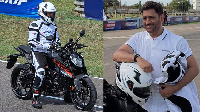 മദ്രാസ് ഇന്റര്നാഷണല് സര്ക്യൂട്ടില് സൂപ്പർ ബൈക്കിൽ പറന്ന് എംഎസ് ധോനി (വിഡിയോ)