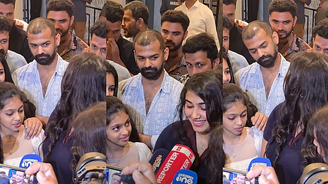 'ഏട്ടനുണ്ട് കൂടെ...'; കാമറക്കണ്ണുകള് വട്ടമിട്ടെത്തി, ചേട്ടനെ തേടി വിസ്മയ; ഒപ്പമുണ്ടെന്ന് പറയാതെ പറഞ്ഞ പ്രണവ്