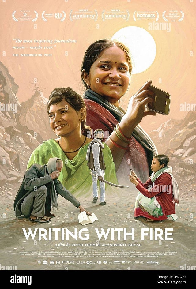 writing with fire film poster
