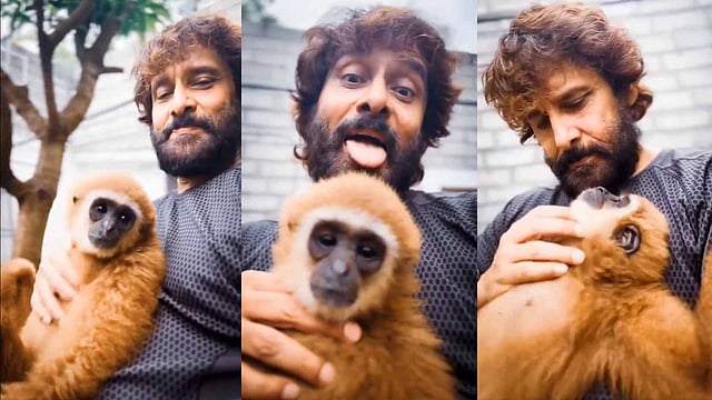 വംശനാശ ഭീഷണി നേരിടുന്ന കുരങ്ങിനൊപ്പം വിക്രമിന്റെ റീല്; ഉറവിടം ചോദിച്ചപ്പോള് മുക്കി; അന്വേഷണം ആരംഭിച്ച് വനം വകുപ്പ്