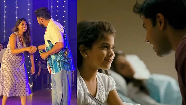 വിനോദിനേയും ആയിഷയേയും  ഒന്നിപ്പിച്ച കൊച്ചുമിടുക്കി; വര്‍ഷങ്ങള്‍ക്ക് ശേഷം കണ്ടപ്പോള്‍ ഞെട്ടി നിവിന്‍ പോളി, വിഡിയോ 