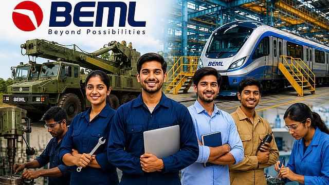 BEML Limited: പ്രതിരോധ മന്ത്രാലയത്തിൽ അവസരം;
1,346 ഒഴിവുകൾ, പാലക്കാടും അവസരം!