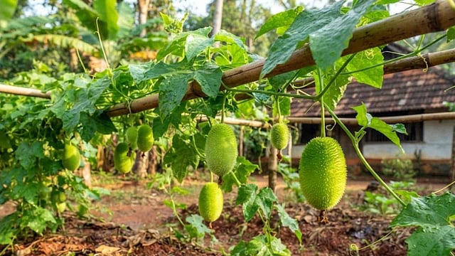 പാവയ്ക്ക കയ്പ്പാണെന്ന് ഇനി പരാതി വേണ്ട; കയ്പ്പില്ലാത്ത 'കന്റോല' വീട്ടുവളപ്പില് വിളയിക്കാം