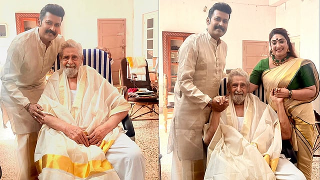'ഈ വർഷത്തെ എന്റെ ഓണം ധന്യമായി'; മധുവിനൊപ്പം ഓണം ആഘോഷിച്ച് മനോജ് കെ ജയൻ, ഹൃദ്യമായ കുറിപ്പുമായി താരം