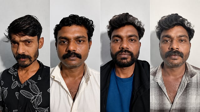 പൊലീസ് ചമഞ്ഞ് ഇതരസംസ്ഥാന തൊഴിലാളികളെ ഭീഷണിപ്പെടുത്തി പണം തട്ടി; നാലംഗ സംഘം  പിടിയിൽ