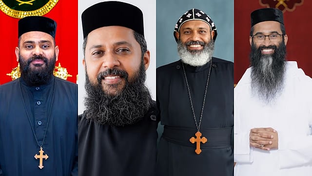 ഫാ.തോമസ് പോൾ റമ്പാൻ, ഫാ. എ.എ.എൽദോസ്, ഫാ.സാംജി.ടി.ജോർജ്, ഫാ.ഷിബു വേണാട് മത്തായി