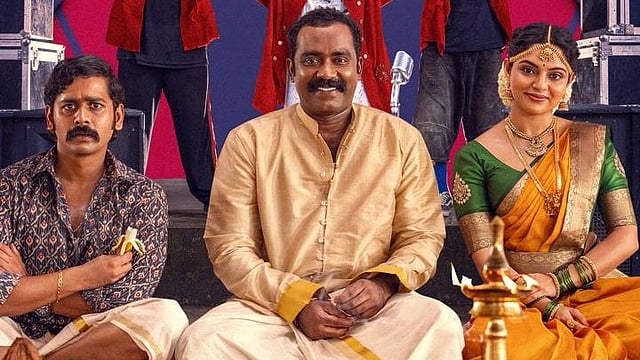 'ഗോലു ഗോലു ഗോലുമാല ആടി കറങ്ങി!'; വിചിത്ര സംഭവങ്ങളുമായി 'ധൂമകേതു'വിലെ 'ചിരഞ്ജീവി' ഗാനം 