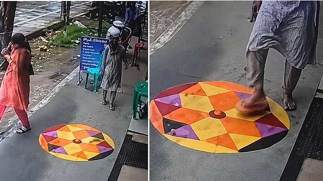 പൂക്കളം തട്ടിത്തെറിപ്പിച്ചത് ബെംഗളൂരുവിലല്ല, പാലാരിവട്ടത്ത്; അന്വേഷണം ശക്തമാക്കി പൊലീസ്