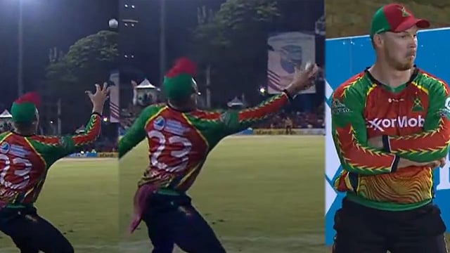 'ഒറ്റ കൈയിൽ ഒട്ടി നിന്നു' സിക്സിലേക്ക് പോയ ആ ബോൾ! അമ്പരപ്പിക്കും ഗ്ലെൻ ഫിലിപ്സ് ക്യാച്ച് (വിഡിയോ)