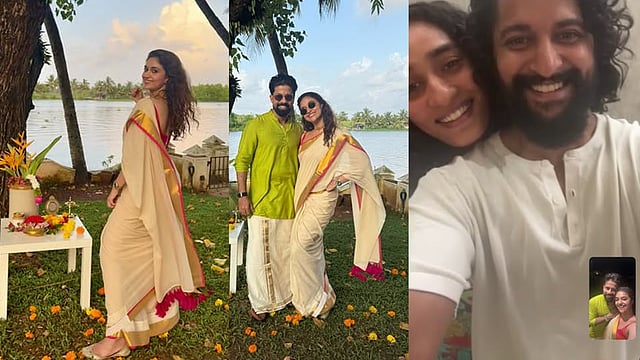 'ചിരിച്ച് ചിരിച്ച് മടുത്തു, കുറച്ചു വൈകിപ്പോയി'! കീർത്തിയുടെ ഓണാഘോഷത്തിനിടെ വിഡിയോ കോളിലെത്തി നാനി; ചിത്രങ്ങളുമായി താരം