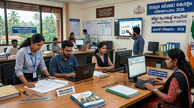 സമഗ്ര ശിക്ഷാ കേരളയിൽ 602 ഒഴിവുകൾ; എഞ്ചിനീയർ,
ഡ്രൈവർ തുടങ്ങിയ നിരവധി ഒഴിവുകൾ !