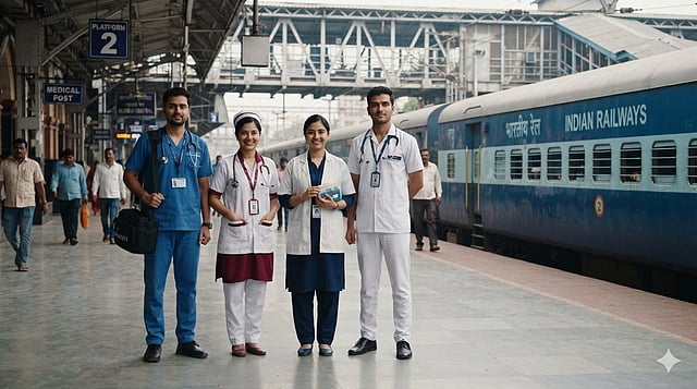 വരുന്നു... റെയിൽവേയിൽ പാരാമെഡിക്കൽ ജോലി,
560 ഒഴിവുകൾ; നഴ്സ്, ലാബ് അസിസ്റ്റന്റ് തസ്തികകൾ !