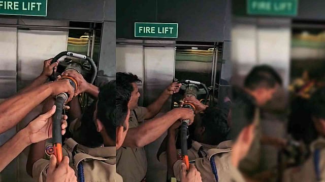 ഒറ്റപ്പാലത്ത് ഫ്ലാറ്റിലെ ലിഫ്റ്റിൽ കുടുങ്ങിയ വനിതാ ഡോക്ടറെ അഗ്നിരക്ഷാസേന രക്ഷപ്പെടുത്തി