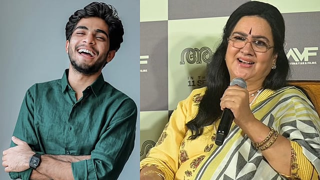 'അടുത്ത ഹീറോ വന്നു നിൽക്കുന്നേ, എല്ലാവരും ഇവനെ നോക്കി വച്ചോ'; 'അയ്യോ, ചേച്ചി കളിയാക്കാതെ എന്ന് നസ്ലിൻ പറയും'