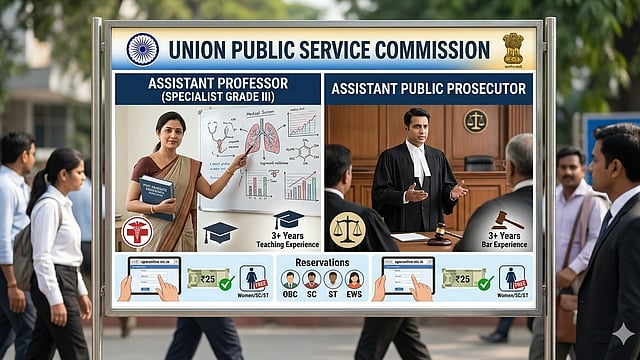UPSC: കേന്ദ്ര സർക്കാരിൽ 212 ഒഴിവുകൾ; പബ്ലിക് പ്രോസിക്യൂട്ടർ മുതൽ പ്രൊഫസർ വരെ !