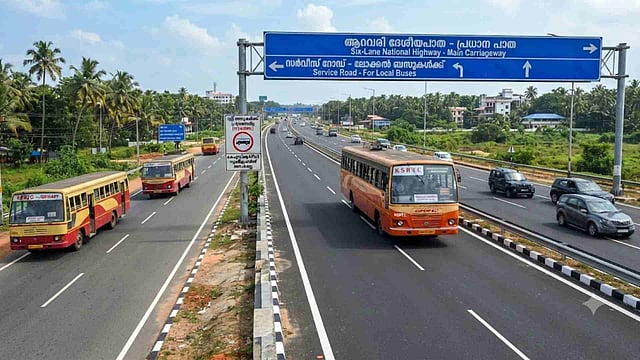 ആറുവരി പാതയില് റൂട്ട് ബസുകള്ക്ക് കര്ശന വിലക്ക്; കെഎസ്ആര്ടിസി ദീര്ഘദൂര സര്വീസുകള്ക്ക് ഇളവ്