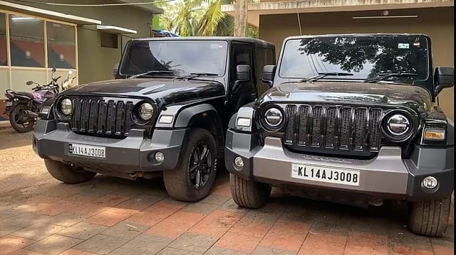 ഒരേ നമ്പറിൽ രണ്ട് മഹീന്ദ്ര താർ ജീപ്പുകൾ:  കസ്റ്റഡിയിലെടുത്ത് പൊലീസ്
