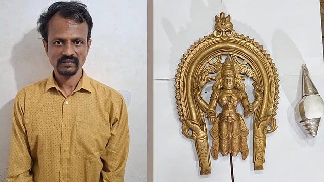 അഞ്ഞൂർ മാക്കാലിക്കാവ് ക്ഷേത്രത്തിലെ പഞ്ചലോഹ വിഗ്രഹ മോഷണം: കുപ്രസിദ്ധ മോഷ്ടാവ് പിടിയിൽ