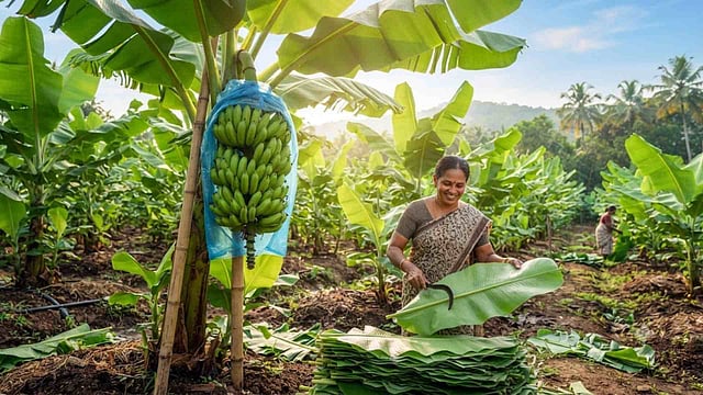 കേരളത്തിന്റെ സദ്യവട്ടങ്ങള്ക്കും വലിയ ഭക്ഷണശാലകള്ക്കും ദിവസേന ലക്ഷക്കണക്കിന് വാഴയിലകളാണ് ആവശ്യം വരുന്നത്