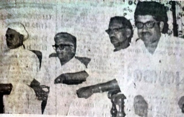 ബാഫക്കി തങ്ങൾ, അച്യുത മേനോൻ, എം എൻ ഗോവിന്ദൻ നായർ, സി എച്ച് മുഹമ്മദ് കോയ