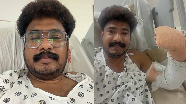 'എന്റെ മാത്രം പിഴവ്; ഞരമ്പ് മുറിഞ്ഞു, അഞ്ച്-ആറു മണിക്കൂര് നീണ്ട ശസ്ത്രക്രിയ'; ആശുപത്രിയില് നിന്നും അനീഷ് ഗോപാല്