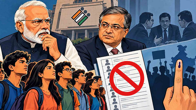 '2024 മുതല്‍ ജെന്‍-സികളുടെ വോട്ട് തടയാന്‍ ശ്രമം'; മോദിയും ഗ്യാനേഷ് കുമാറും ഗൂഢാലോചന നടത്തിയെന്ന് കോണ്‍ഗ്രസ്