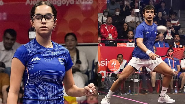 സ്വര്‍ണം, വെള്ളി ഒന്നുറപ്പ്! സ്‌ക്വാഷില്‍ അനാഹതും അഭയ് സിങും ഫൈനലില്‍