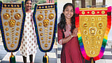 നെറ്റിപ്പട്ട നിർമ്മാണത്തിൽ വിസ്മയം തീർത്ത് അധ്യാപിക ശ്രീചിത്ര: പൊയിനാച്ചിയിൽ പാരമ്പര്യ കലയുടെ പുനരാവിഷ്കാരം